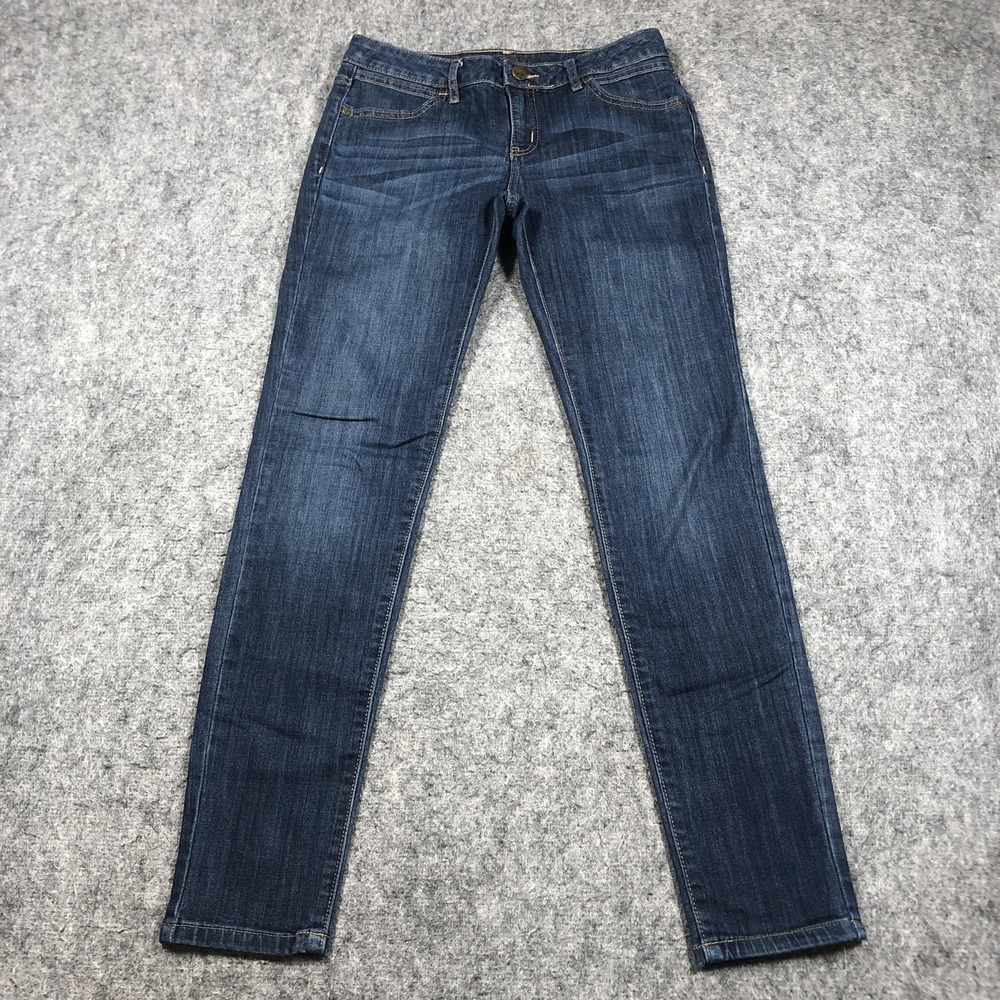 Simply Vera Vera Wang Jeans Womens 2 Medium Wash Mid Rise Skinny Stretch Denim